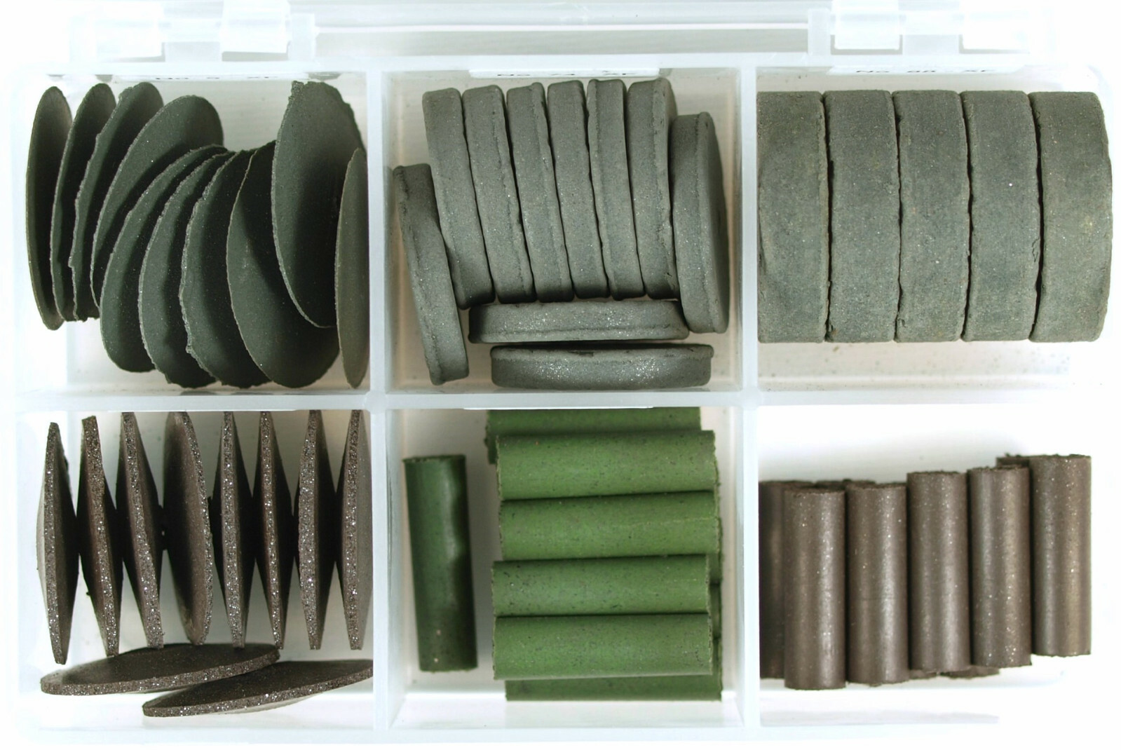 Set of 55 Cratex Abrasive Wheels in Six Styles   Lot #R013