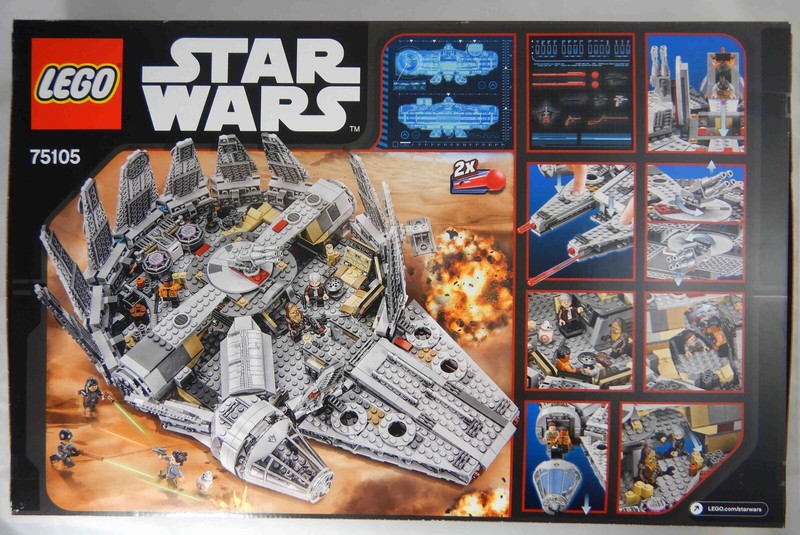 LEGO Millennium Falcon 75105 Star Wars: Han Solo, Chewbacca - NEW
