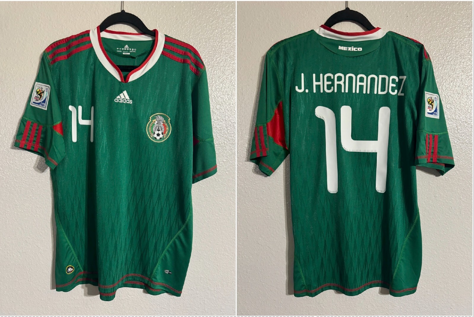 メキシコ代表　エルナンデス　J. HERNANDEZ 14 Lサイズ メキシコ代表 エルナンデス J. HERNANDEZ 14 Lサイズ - メルカリ