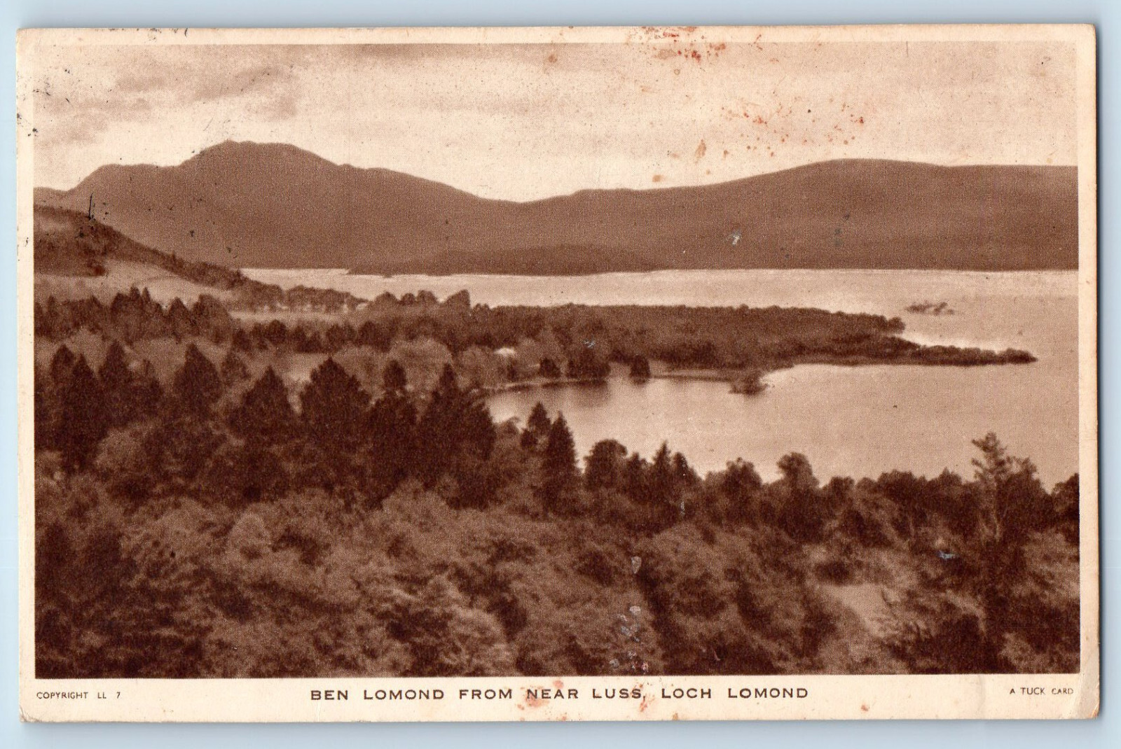 Kartel Scotland KT LOMOND カルテルスコットランド Scotland Postcard Ben Lomond from Near Nuss Loch Lomond