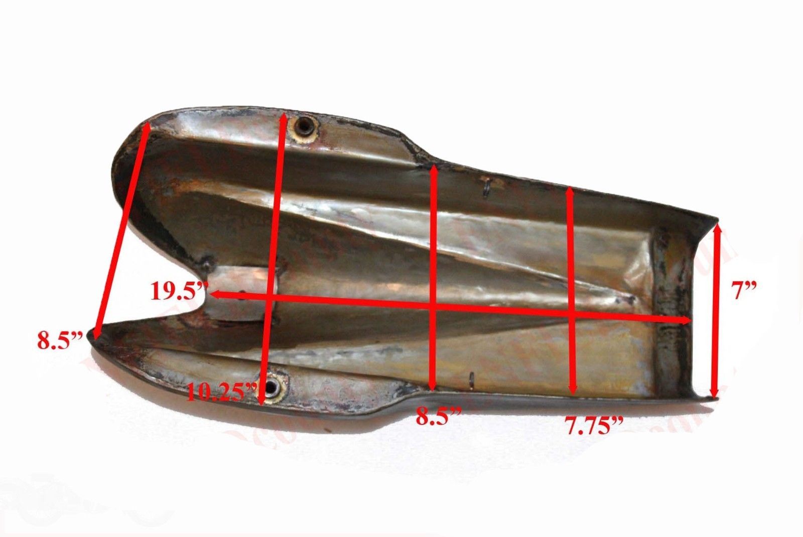 Benelli Mojave Cafe Racer 260 360 Orange Painted Gas Petrol Fuel Tank 