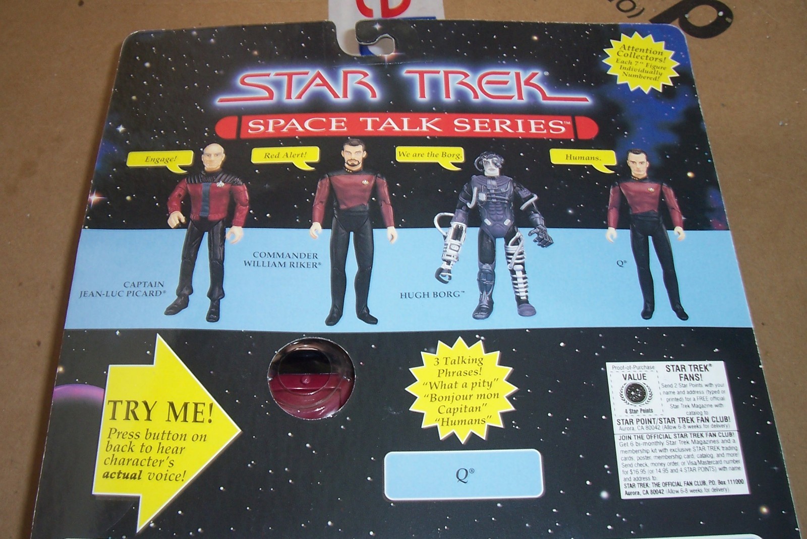 Star Trek Space Talk Series Bonjour mon Captain 