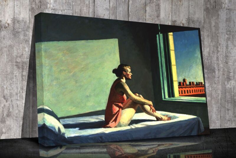 Morning Sun By Edward Hopper Canvas Art Framed Or Print Only