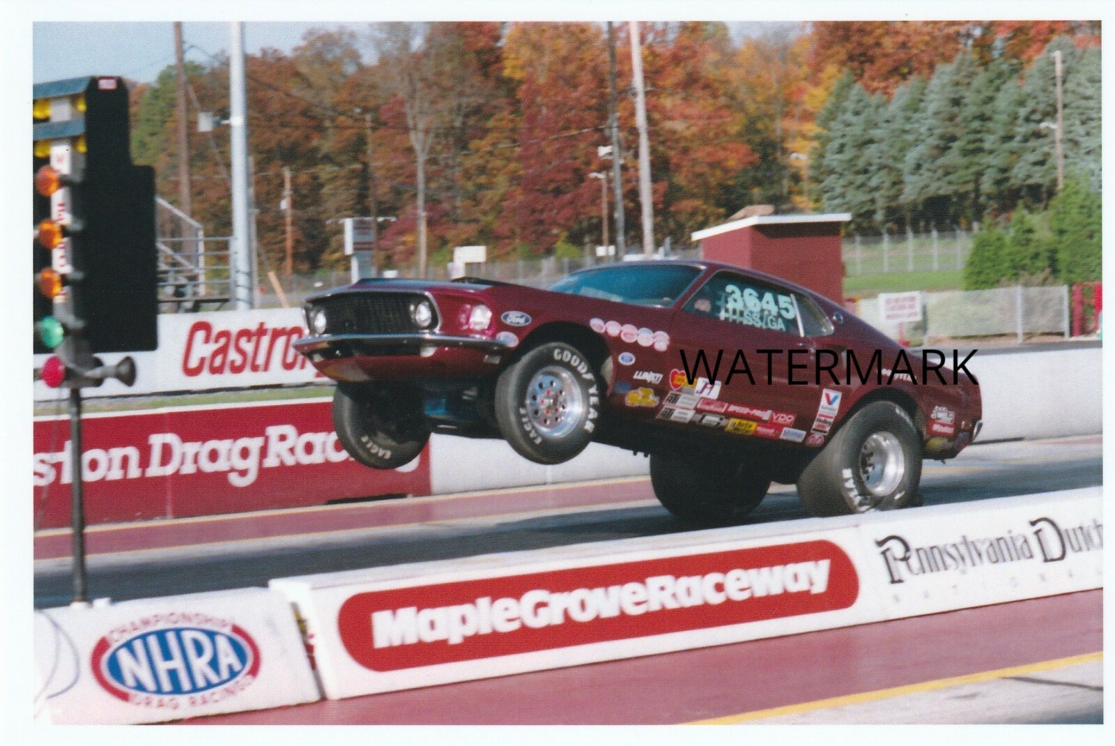 Vintage NHRA Drag Racing-1969 Super Stock/GA Ford Mustang