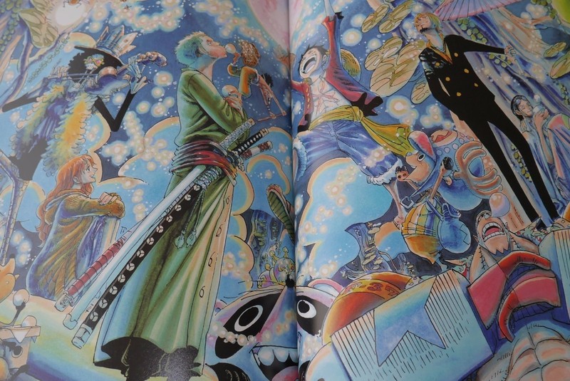 Japan New One Piece Art Book Eiichiro Oda Color Walk 7 Tyrannosaurus Colorcard De