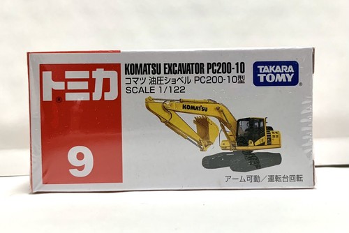 ミニカー KOMATSU Takara Tomy Tomica 09 Komatsu Excavator PC200-10 Metal
