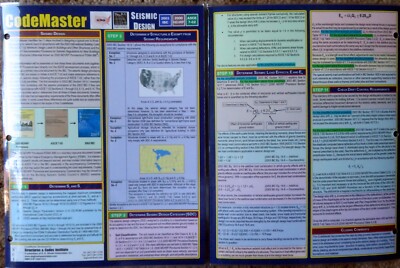 CodeMaster Seismic Design - 2003 IBC, 2000 NEHRP, ASCE 7-02 - Laminated Trifold