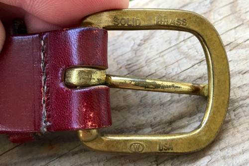 Vintage Belt 1980s Bird Design Fabric Belt Leather Accents Beach Theme Spring