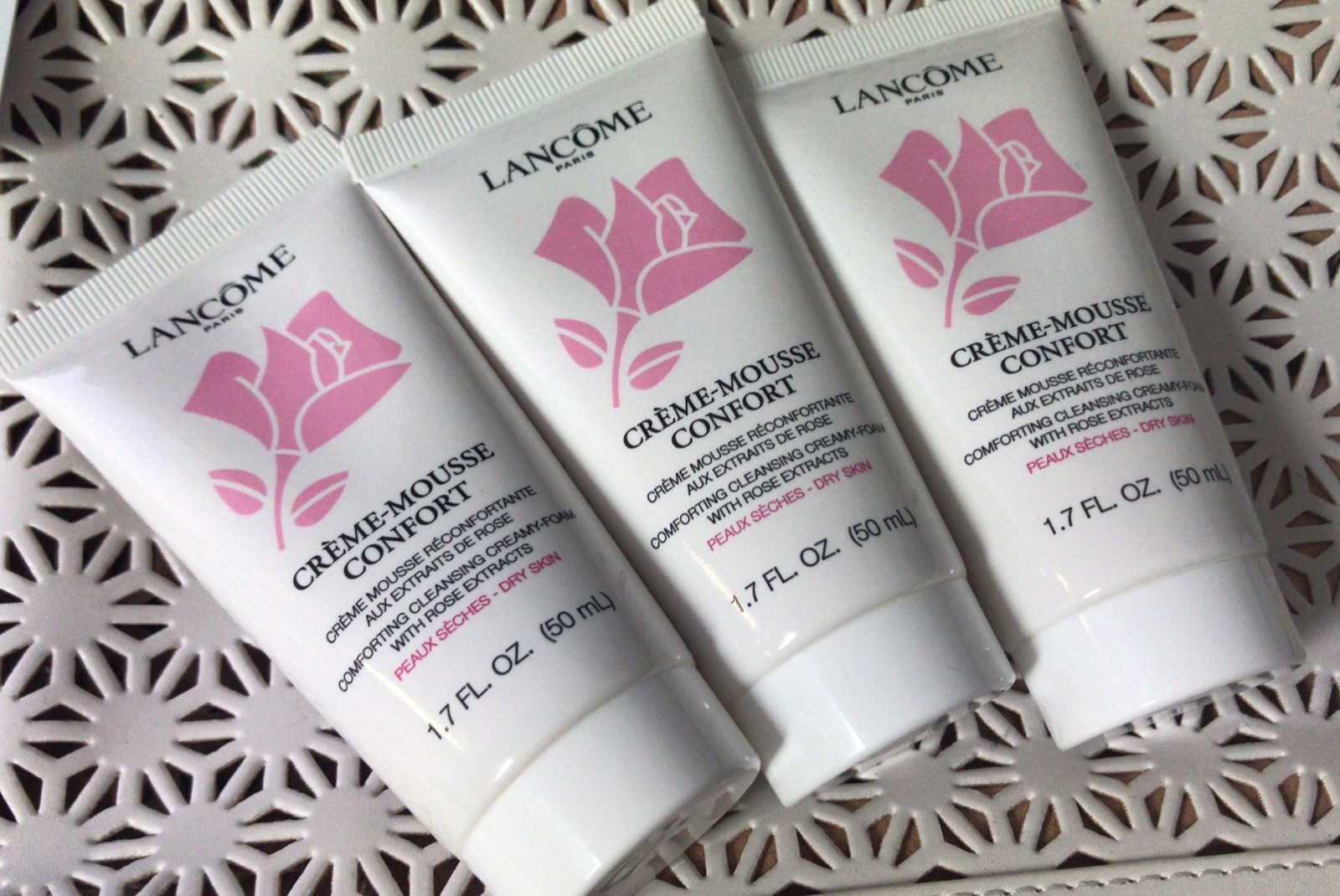 ランコム ムース コンフォート 3) NEW Lancome Creme Mousse Confort Cleanser each 1.7oz 50ml