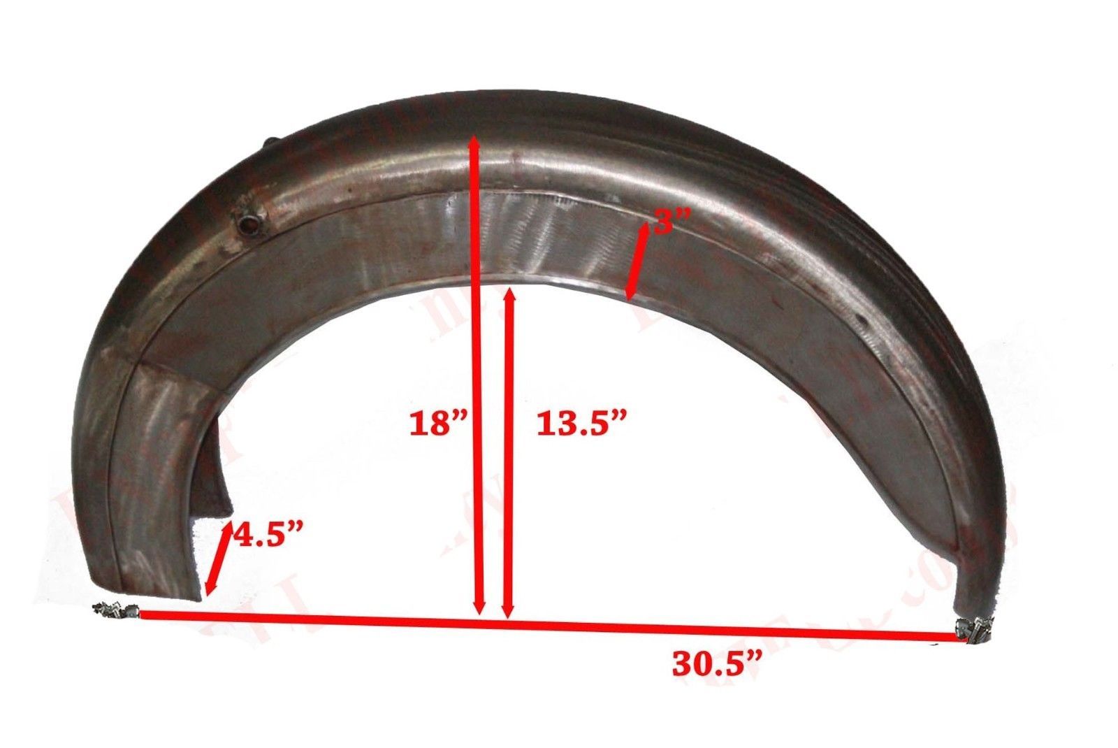 BSA Bantam Rear Mudguard Fender Bare Metal Ready to Paint 