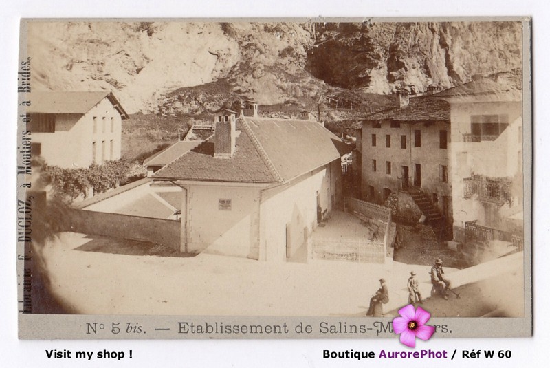 MoÃTiers, Salins-Les-Bains, ÃTablissement Thermal, Savoie, Cdv Ducloz 1880 -W60