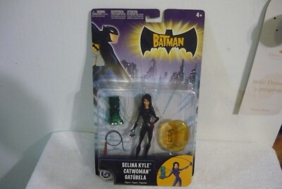 2005 Mattel The Batman Selina Kyle Catwoman Animated Figure New