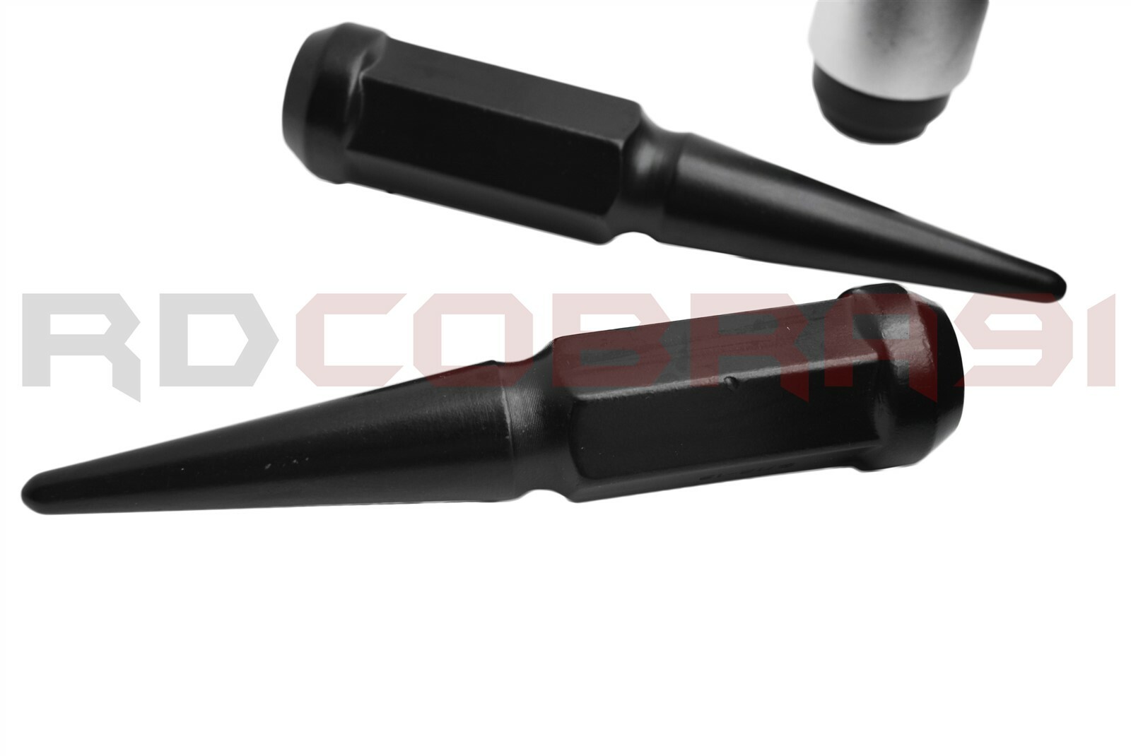 20Pc Solid Steel 4.5 Black Spike Lug Nuts For 20092020 Dodge Charger