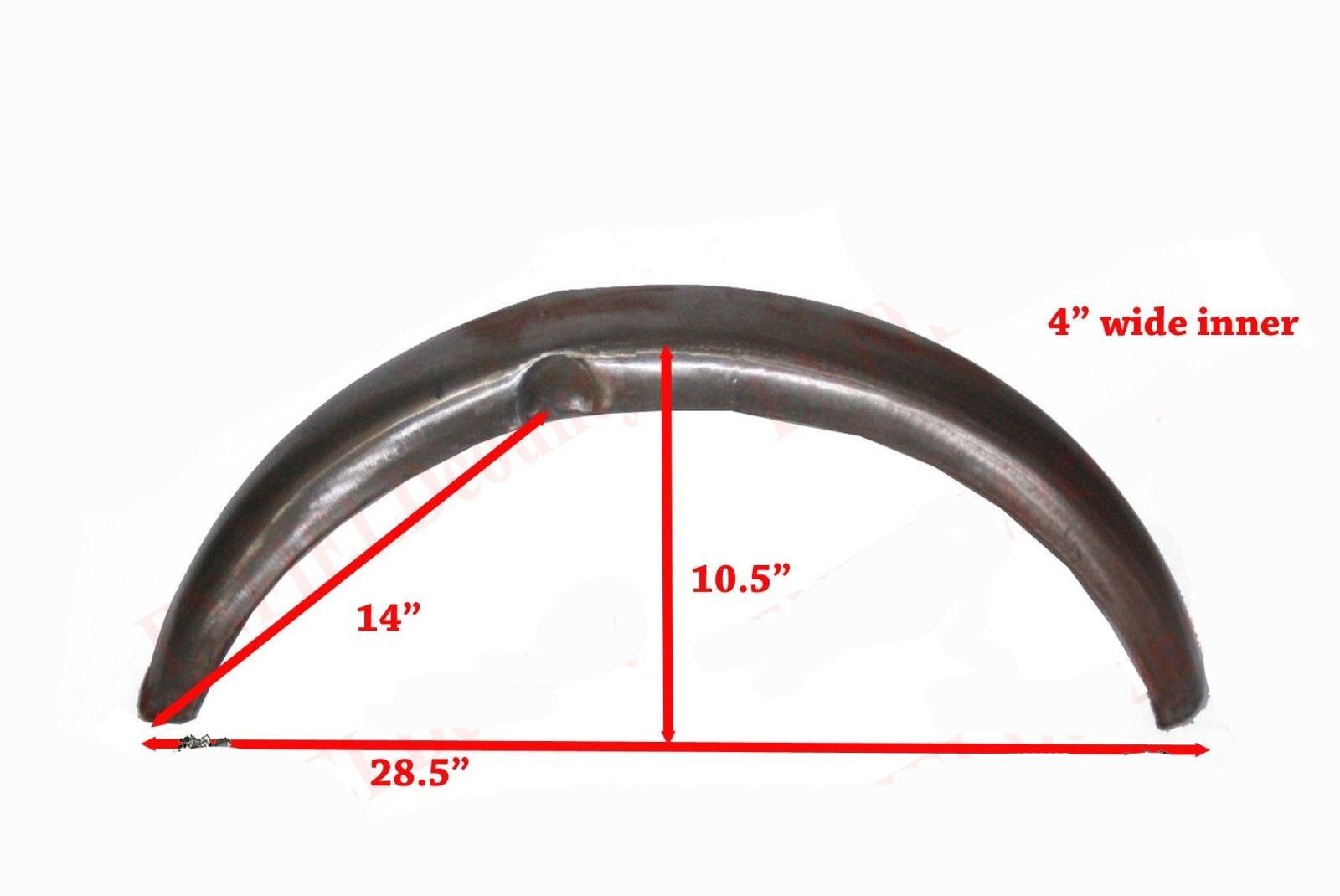 BSA Bantam Front and Rear Mudguard Fender Set Bare Metal Ready to Paint 