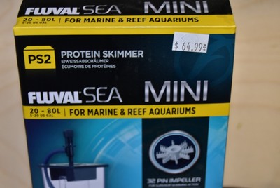 Fluval PS2 Sea Mini Protein Skimmer, 5-20 Gallon, Black