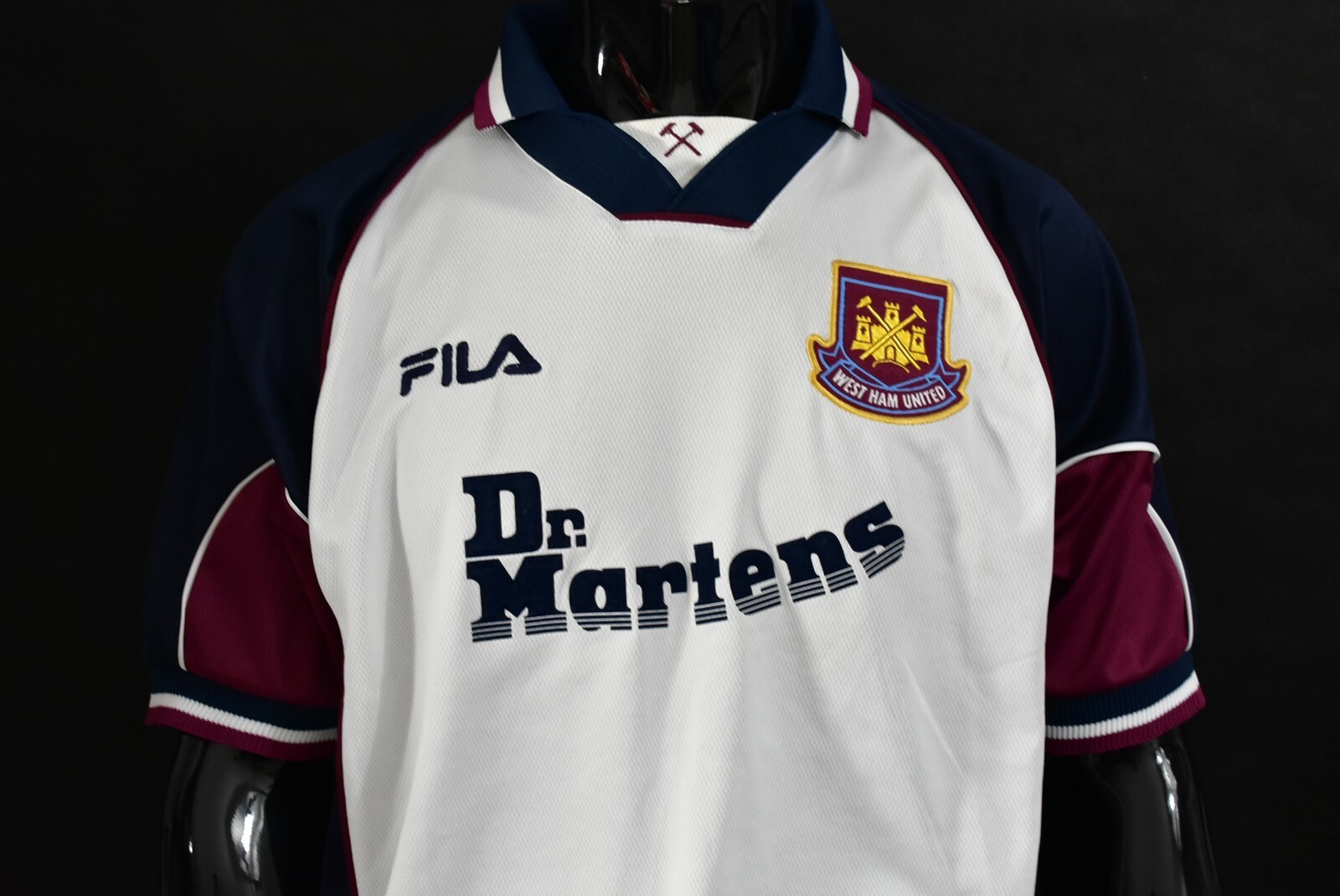 FILA West Ham United シャツ 1999-2001 FILA West Ham United WHU HAMMERS Away Shirt SIZE L