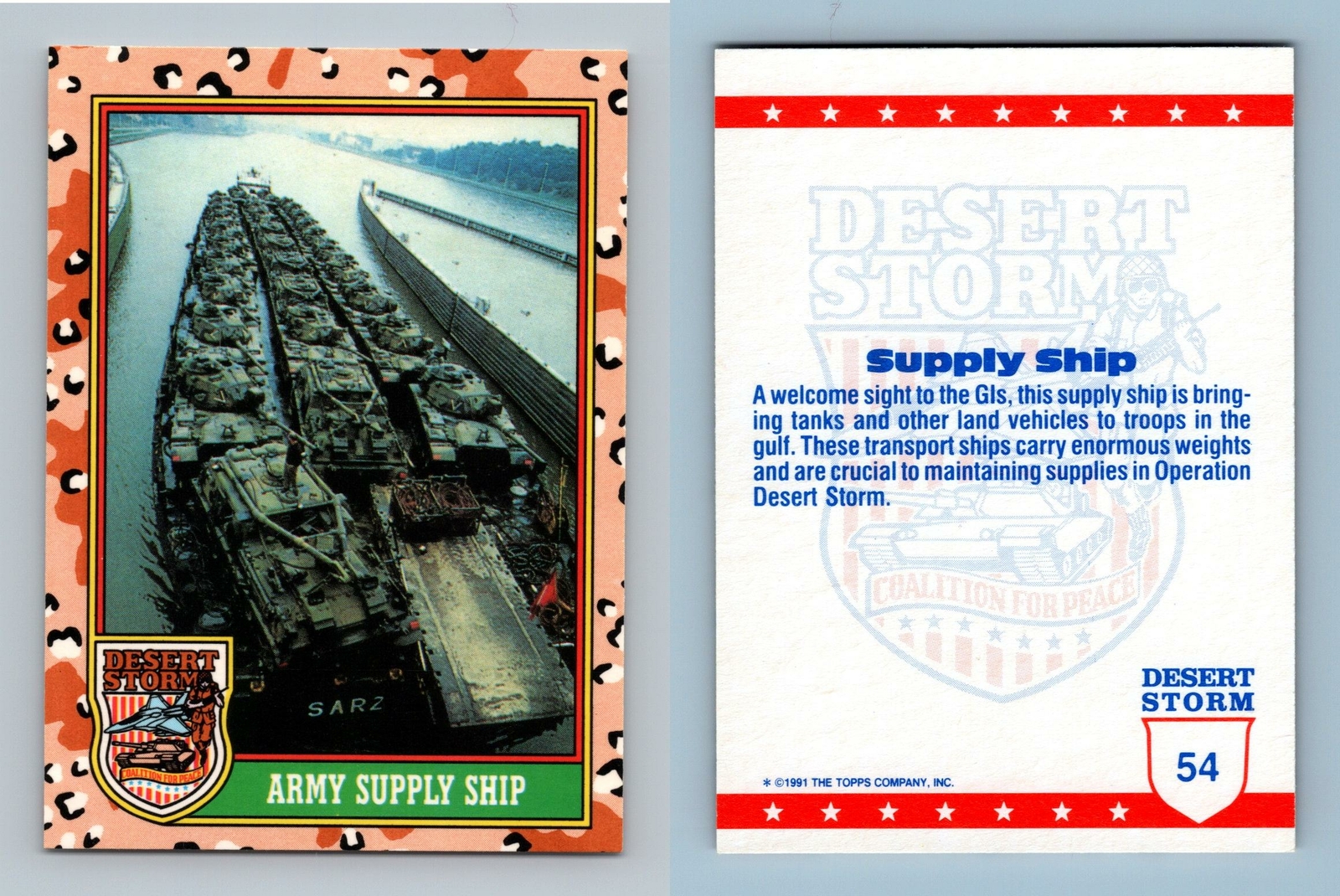 Collectors Trading Cards TOPPS TOPPS DESERT STORM