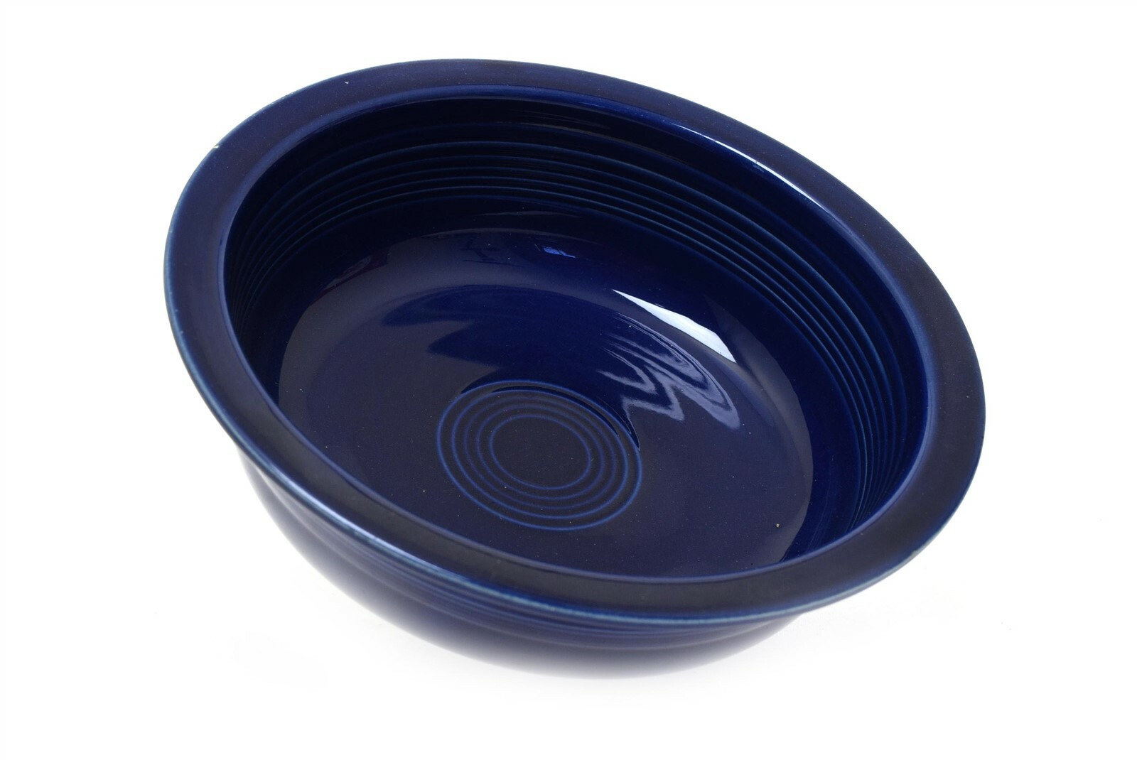 Vintage Fiestaware Fiesta HLC 8.5" Nappy Bowl Serving Cobalt Blue eBay