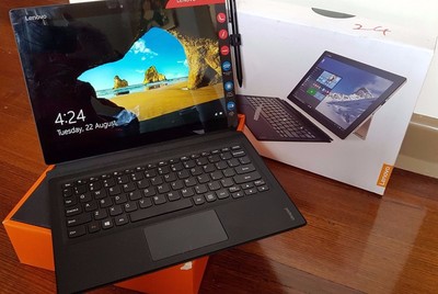 Lenovo ideapad miix 700-12isk 256gb ssd 8gb ram m7-6y75  win 10 laptop tablet