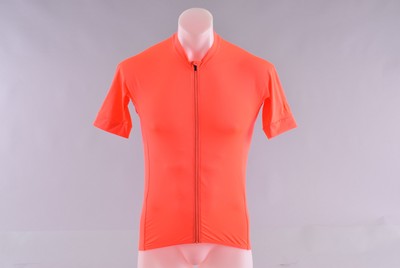 PIU MIGLIA MENS THERMAL LONG SLEEVE ZIP HI VIZ REFLECTIVE CYCLING JERSEY JACKET