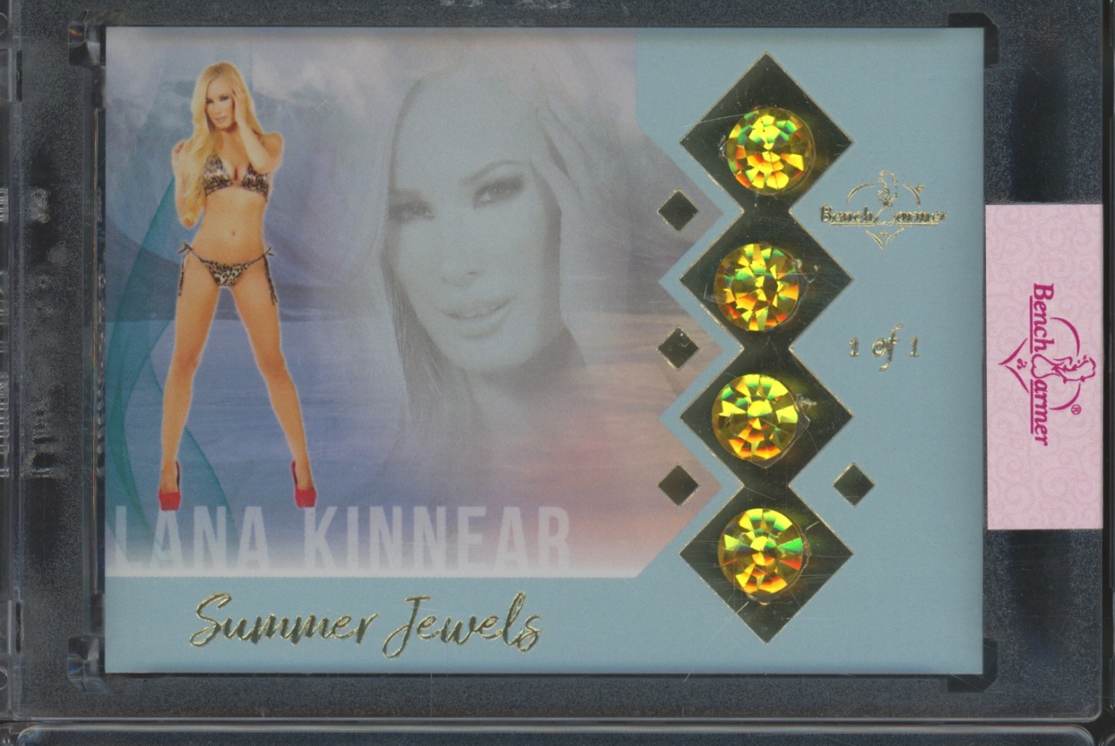 2022 Bench Warmer Summer Jewels Gold Foil Lana Kinnear 1/1 Gems