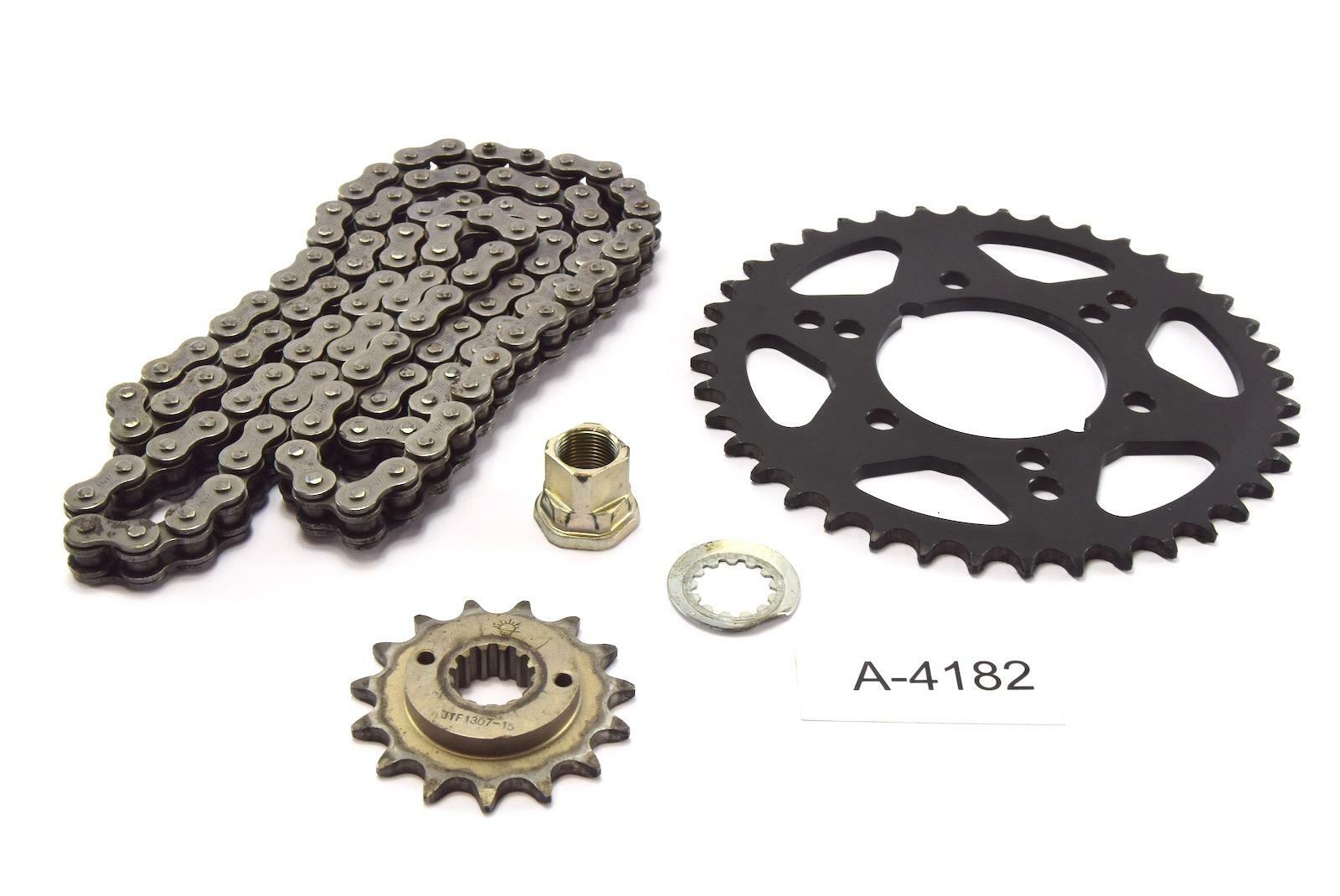XYZ　4 Kawasaki Ninja ZX-6R ZX636B Bj 2004 - chain kit chain kit Z 15