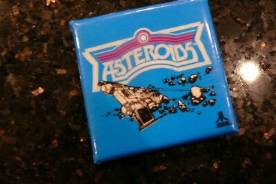 Vintage ATARI ASTEROIDS  80's  Handheld Electronic arcade video game  PIN  T3