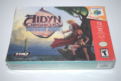 Aidyn Chronicles The First Mage Nintendo 64 N64 New RTL Seam Shrinkwrapped Box