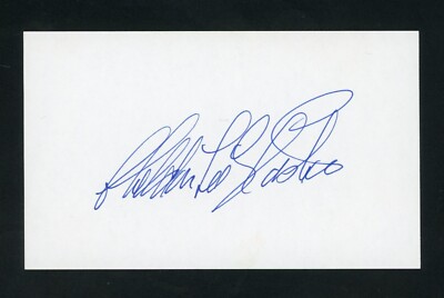 Sheldon Lee Glashow Nobel Prize Winner Signed 3x5 Index Card R1024