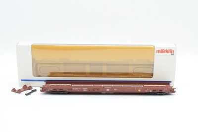 Märklin H0 4741 Niederflurwagen für Lkw-Transport  Saadkms 690 der DB