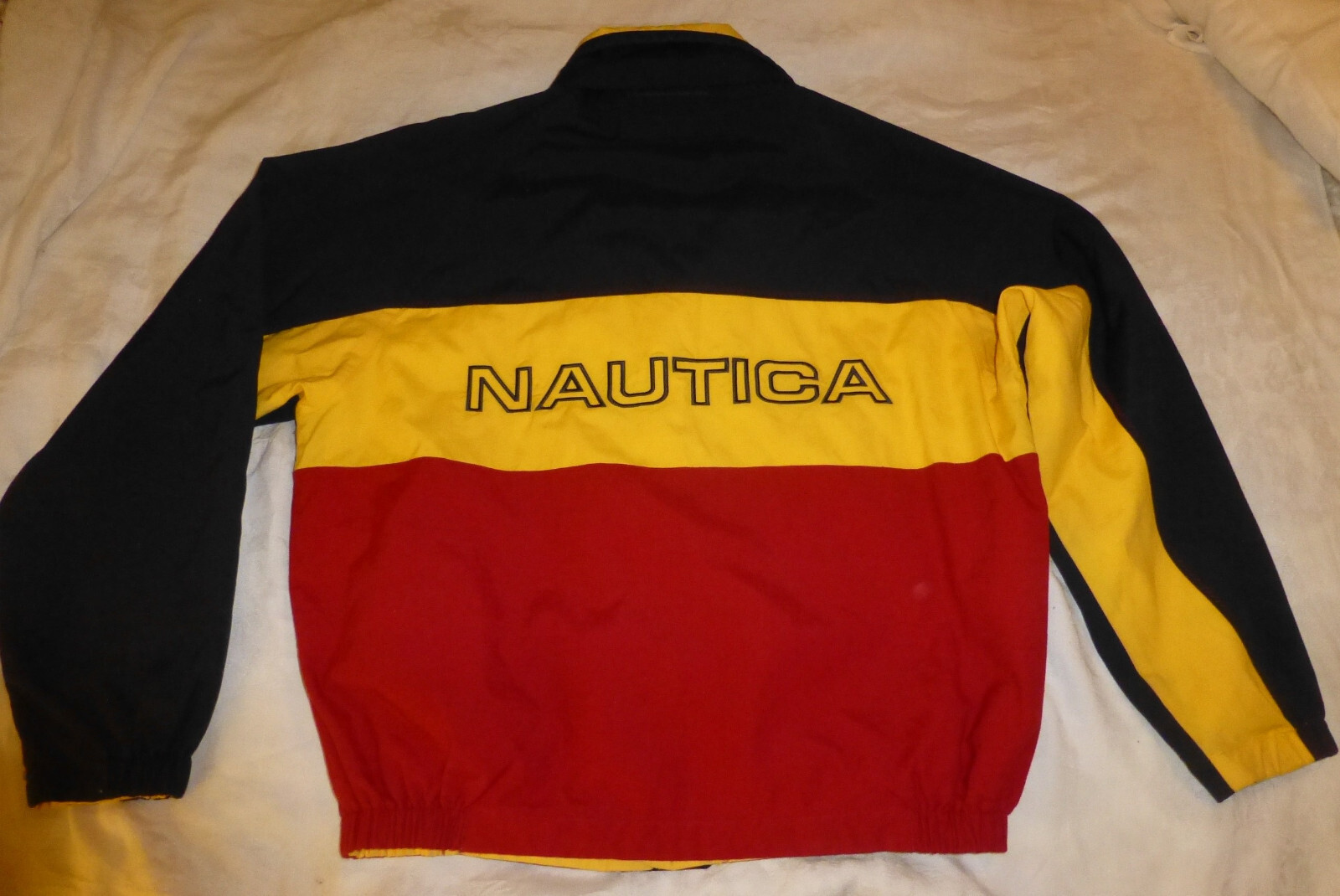 VTG 90's Reversible Nautica Men's Heavy Jacket Big Block
