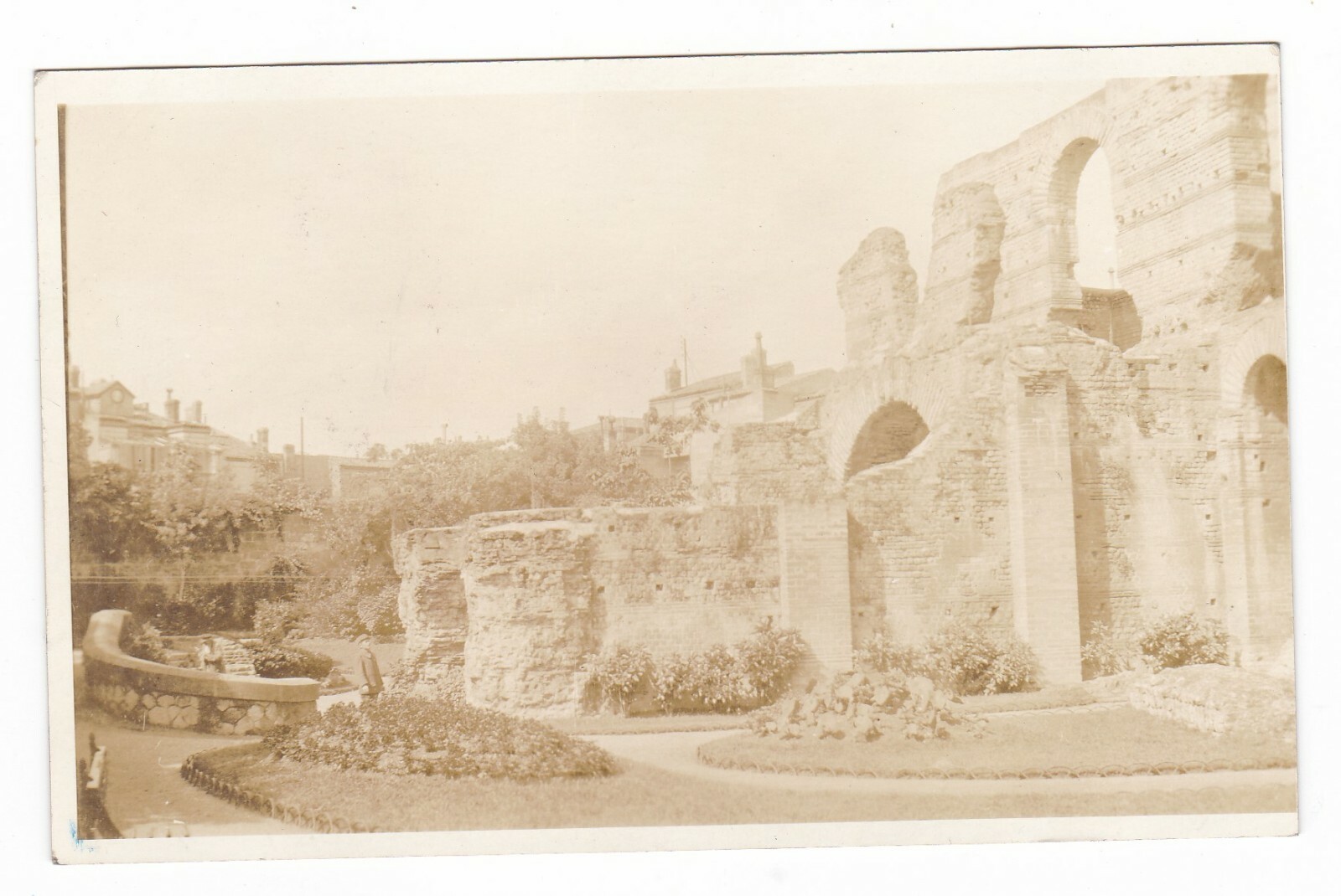 【中古】 La Cour Du Roi Rene Care ,Huret ,EnsPerceval ,Robert 1900s RPPC BORDEAUX FRANCE RUINS REMAINS VINTAGE REAL PHOTO