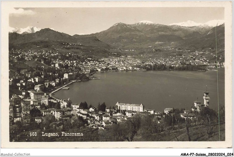 Amap7-0614-Suisse - Lugano - Panorama