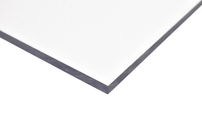 BuyPlastic Clear Polycarbonate Plastic Sheet  1/2'' x 12'' x 12'' , Lexan panel