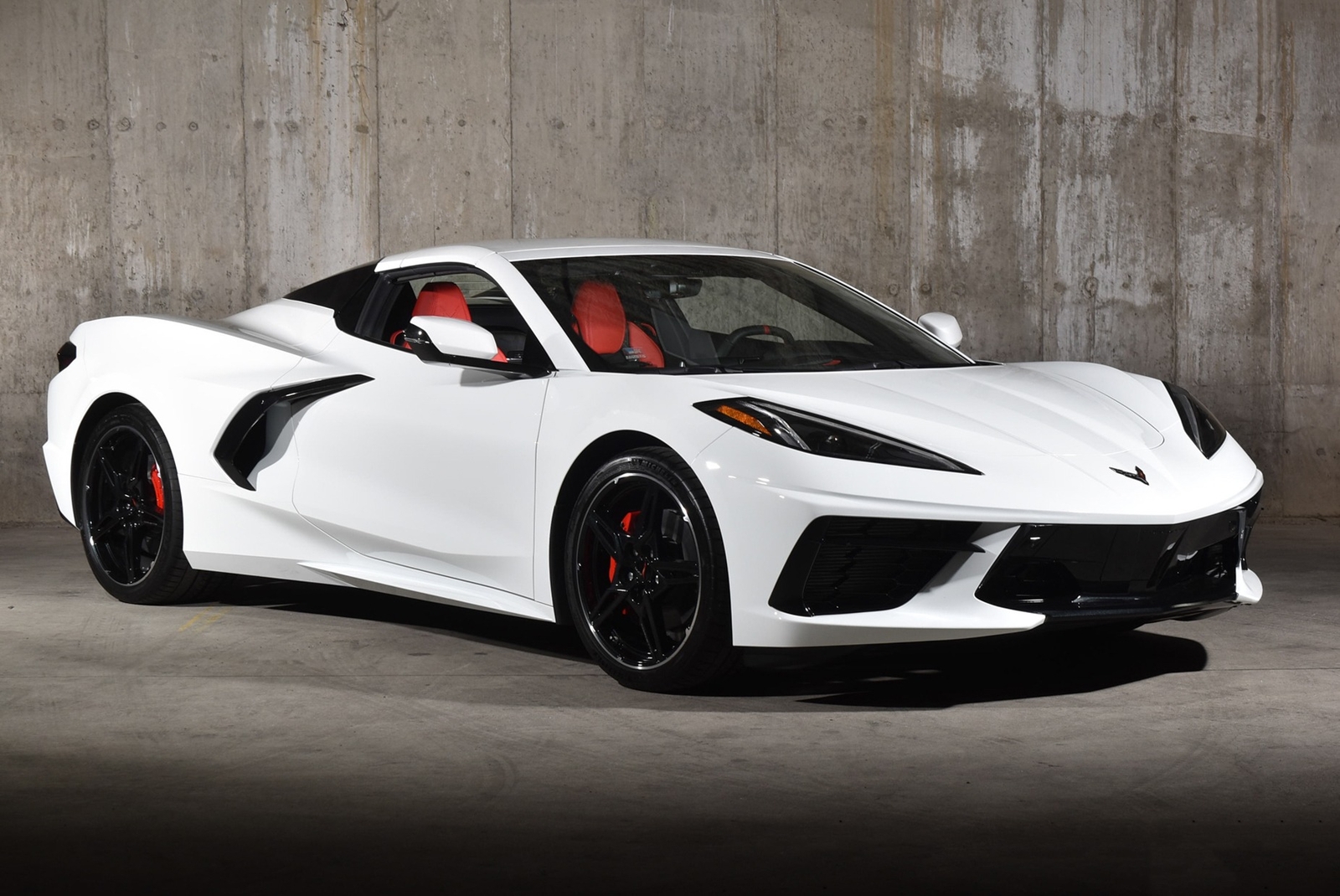 2020 Chevrolet Corvette 2lt Stingray Convertible 6 Miles Arctic White