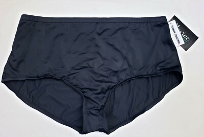 NWT Maxine of Hollywood Swimsuit Bottom Plus Size 22W 36'' Waist Tummy Control *P
