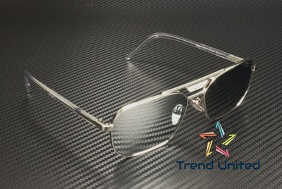 Pre-owned Prada Pr 58ys 1bc02r Silver Blue Mirror Silver 80 57 Mm Men's Sunglasses