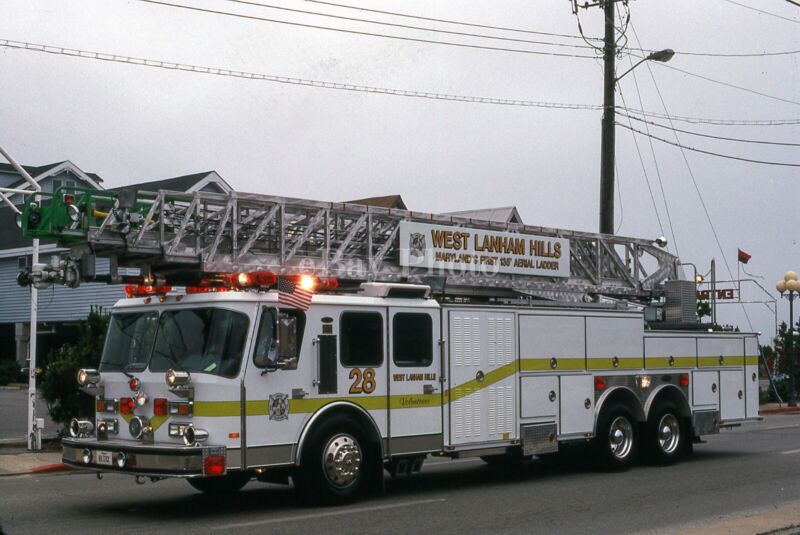 Fire Apparatus Slide- West Lanham Hills MD Fire Department 135