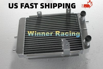 Fit Audi S4 B6 B7 4.2L V8 2004 - 2009 AUX aluminum radiator LEFT 8E0121212K