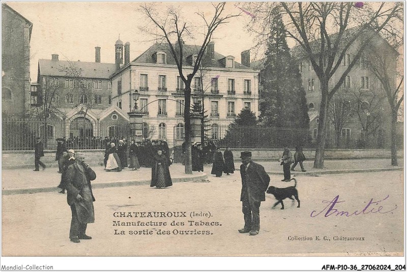Afmp10-0963-36 - Chateauroux - Manufacture Des Tabacs - La Sortie Des Ouvri