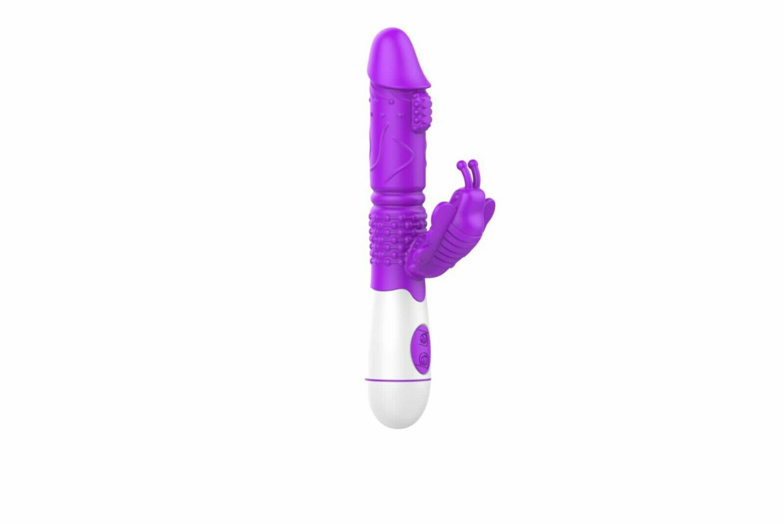30 Speeds Ribbed Rabbit Vibrator Sex Toys for Women Dildo G-Spot Massager - Picture 3 of 8