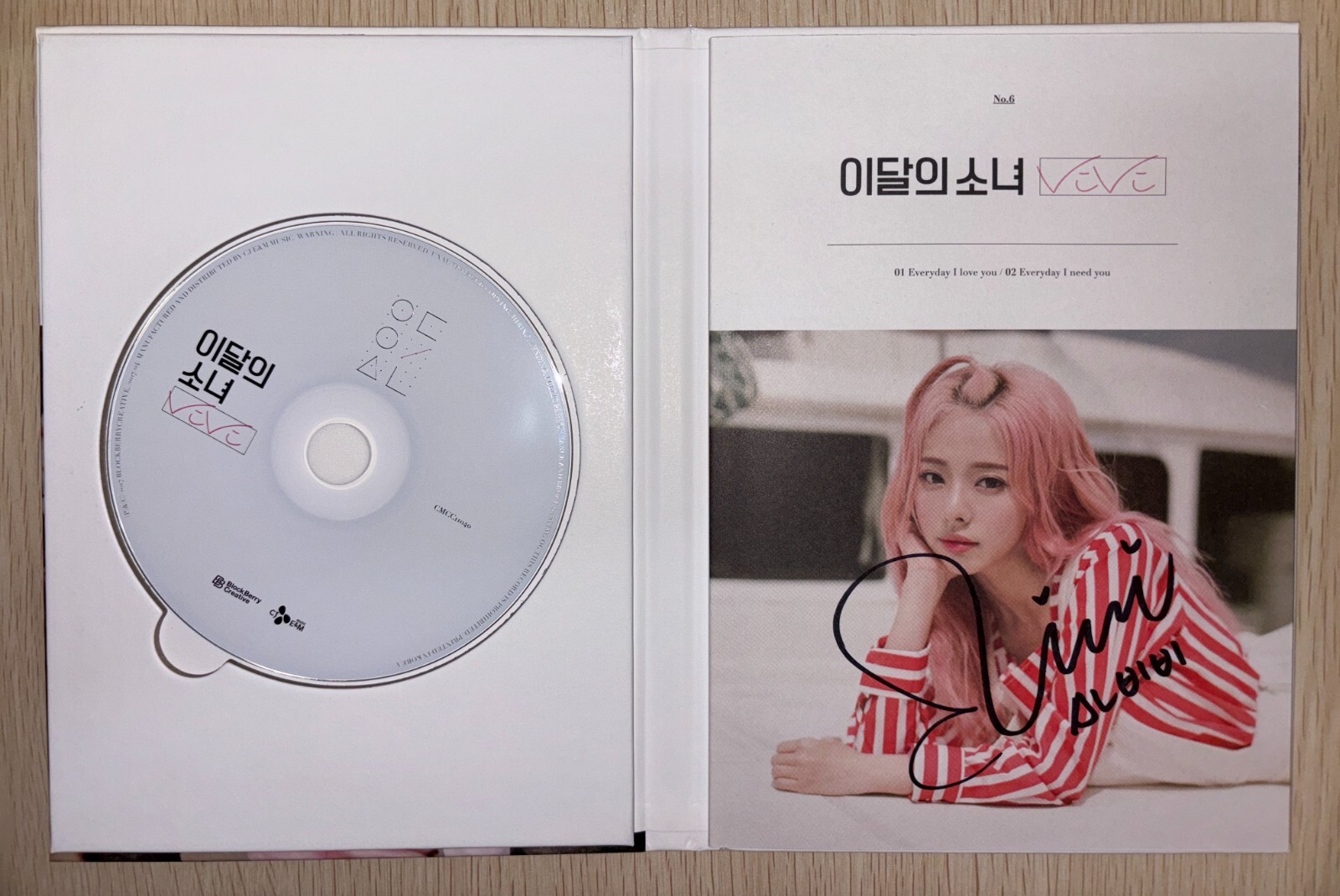LOONA 直筆サイン入りアルバム LOONA VIVI Autographed Signed Album Mint Condition | eBay
