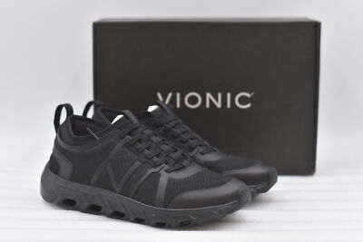 Women's Vionic Captivate Walking Sneakers Black Size 9.5 Medium