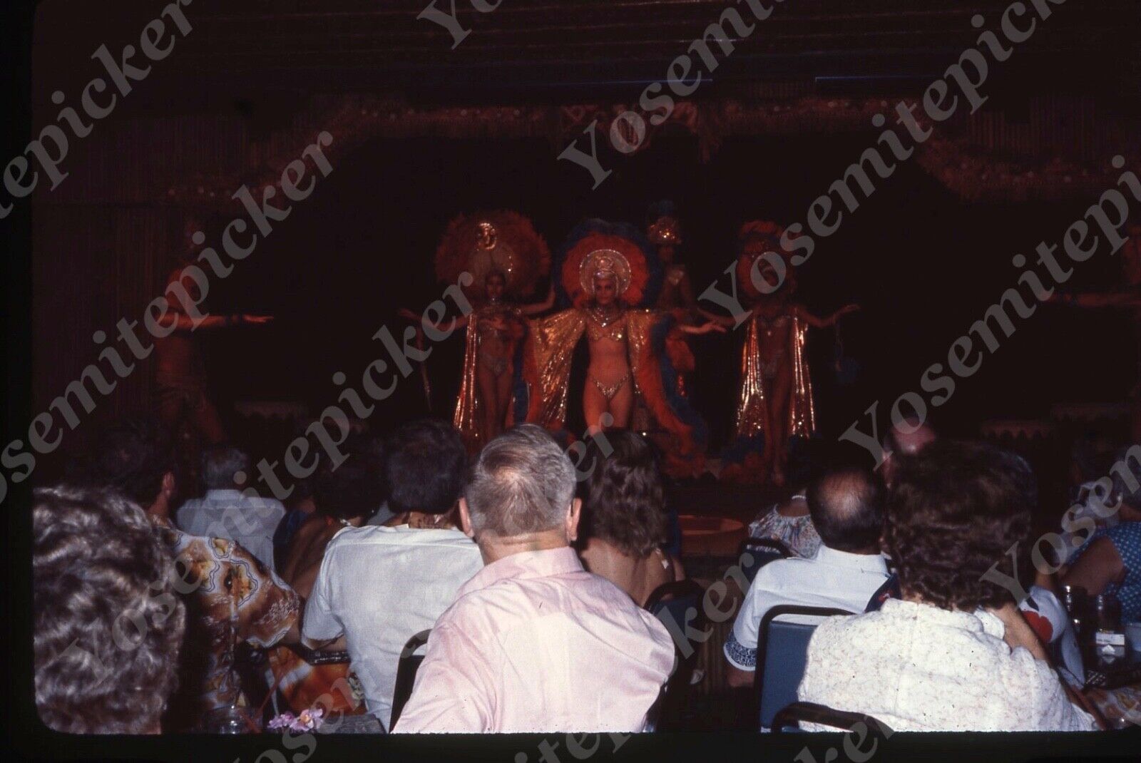 魅力的な Sl02 show Tavanas Waikiki Hawaii 1970's Slide Original 地図・旅行ガイド