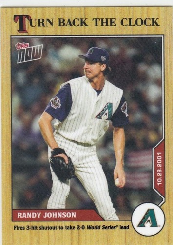 2020 Topps Now Turn Back the Clock - Randy Johnson #212