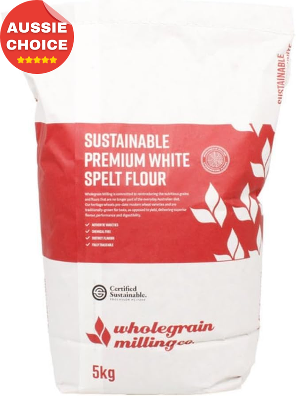 Premium Organic White Spelt Flour 5kg Sustainable Baking Flour Gluten Free
