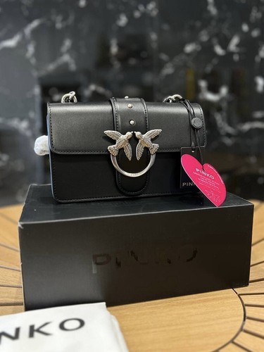 トートバッグ PINKO Love lady matelasse leather handbag Pinko Love One Mini Leather Crossbody Bag | Coggles