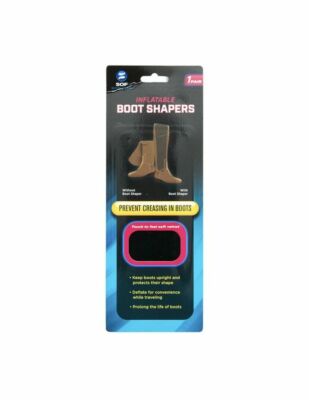 SOF Inflatable Boot Shapers, Black,1 PAIR Keeps Boots Upright Prevents Creasing