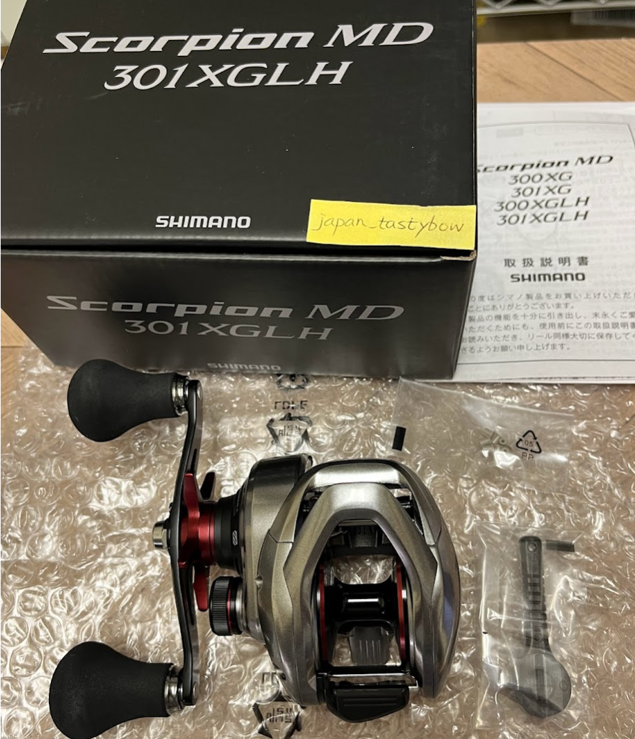 Shimano 21 Scorpion MD 301XGLH LEFT Baitcasting Fishing Reel Shimano 21 Scorpion MD 301XGLH LEFT Baitcasting Fishing Reel