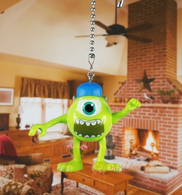 Disney Monster Inc University Mike Ceiling Fan Pull Light Lamp Chain K1069 R